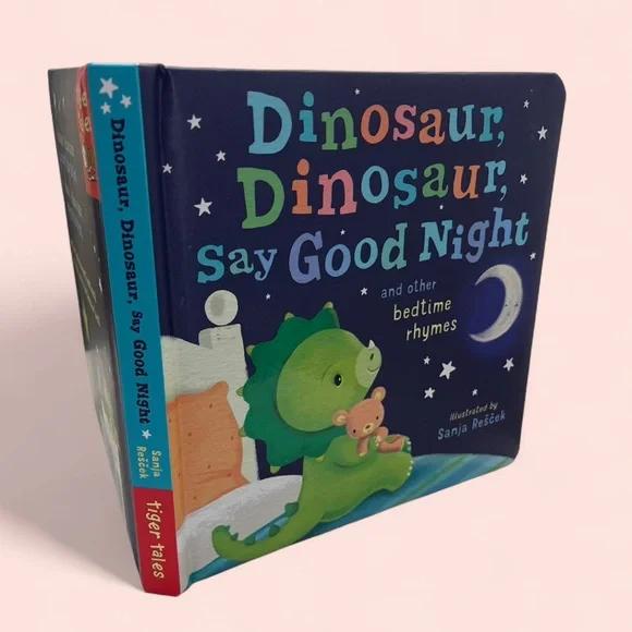 Dinosaur Dinosaur Say Good Night & Other Nursery Rhymes Soft Board Book - Picture 7 of 7